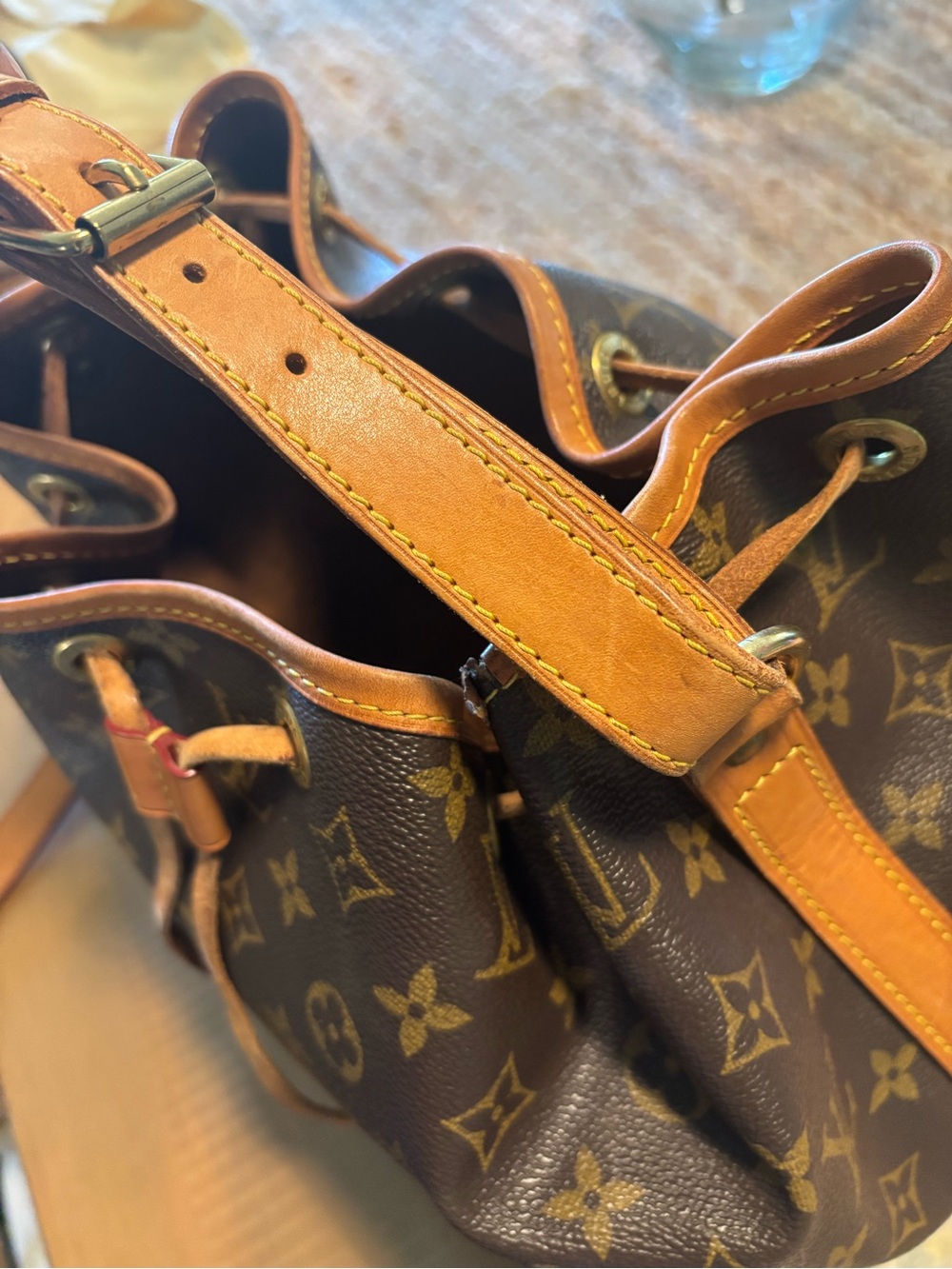 Louis Vuitton Brown petite noe - Picture 13 of 13
